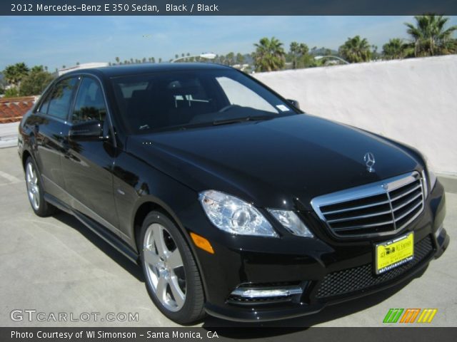 2012 Mercedes-Benz E 350 Sedan in Black