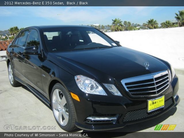 2012 Mercedes-Benz E 350 Sedan in Black