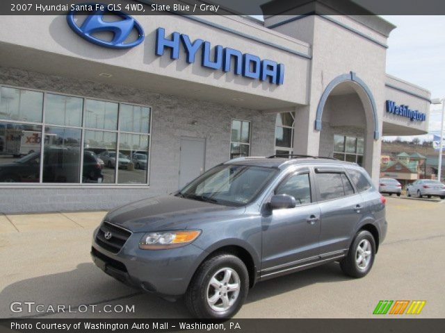 2007 Hyundai Santa Fe GLS 4WD in Slate Blue