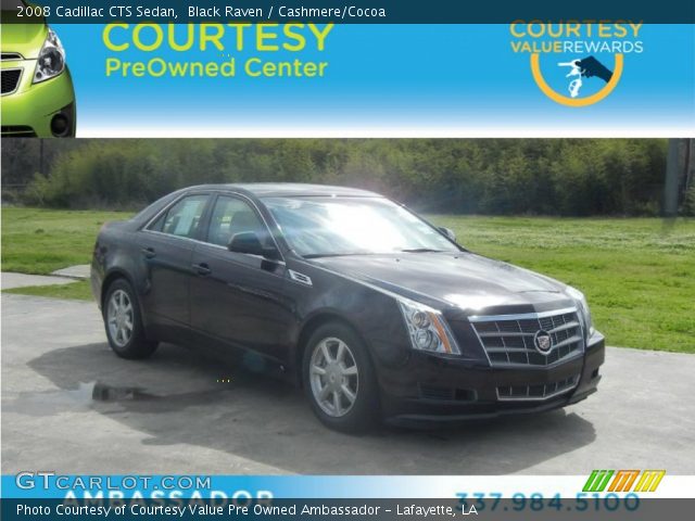 2008 Cadillac CTS Sedan in Black Raven