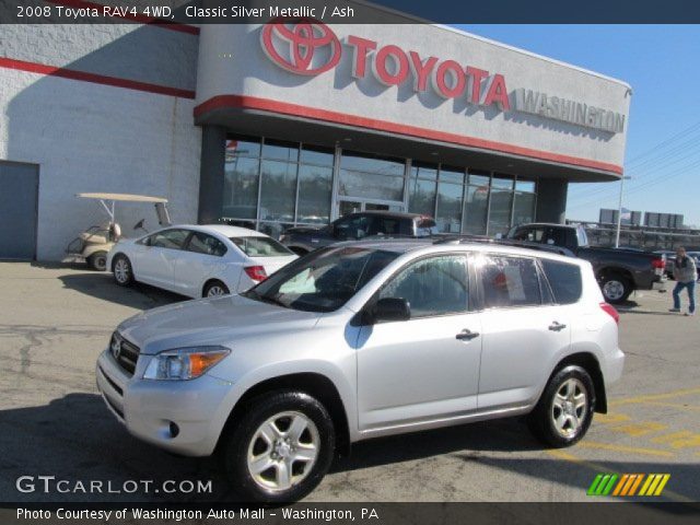 2008 Toyota RAV4 4WD in Classic Silver Metallic