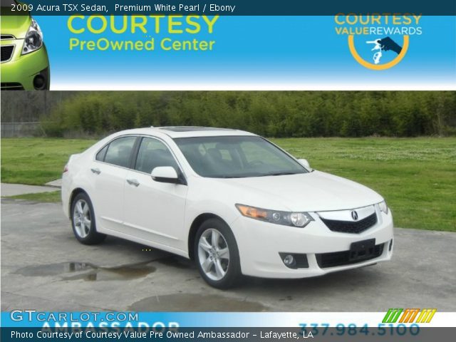 2009 Acura TSX Sedan in Premium White Pearl