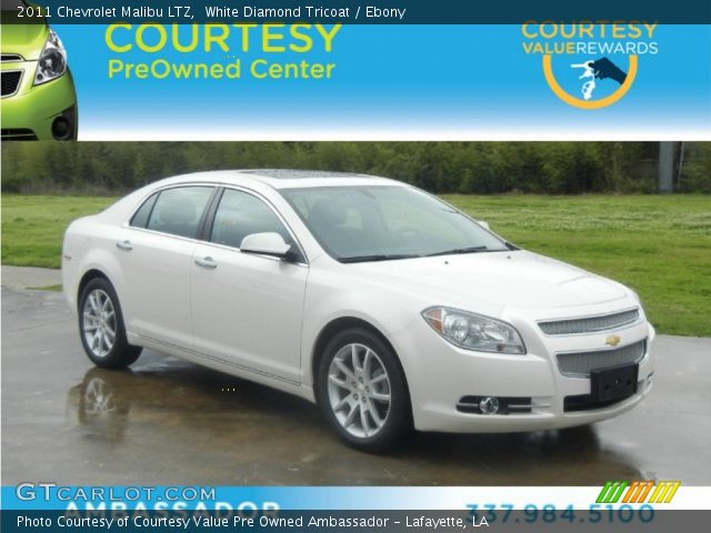 2011 Chevrolet Malibu LTZ in White Diamond Tricoat