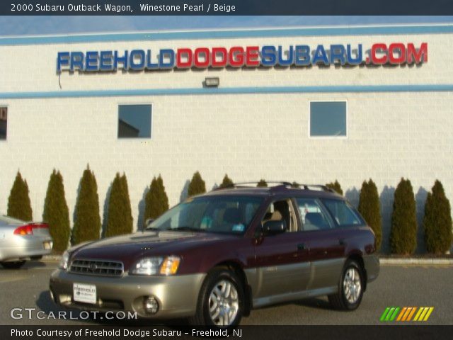 2000 Subaru Outback Wagon in Winestone Pearl