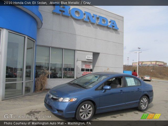 2010 Honda Civic EX Sedan in Atomic Blue Metallic