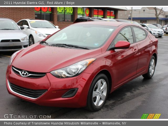 2011 Hyundai Elantra GLS in Red Allure