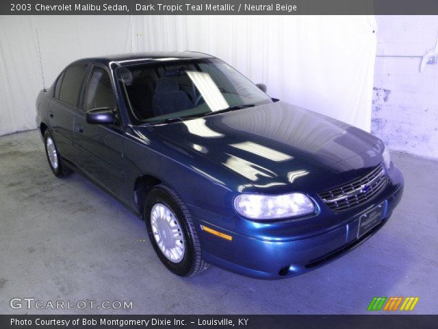 2003 Chevrolet Malibu Sedan in Dark Tropic Teal Metallic