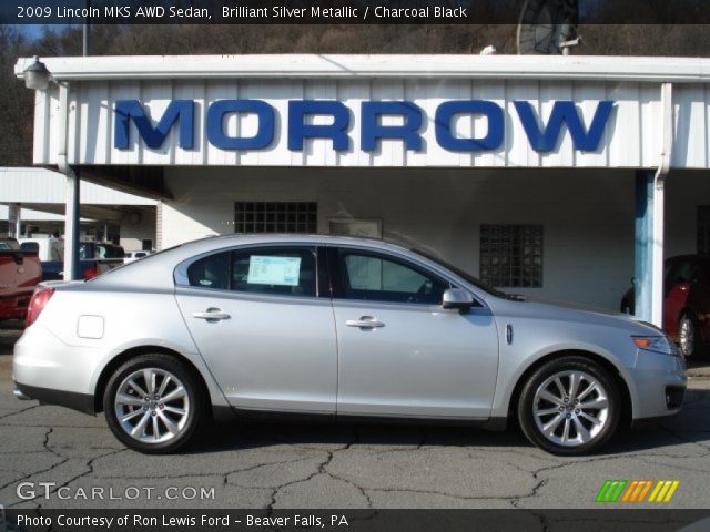 2009 Lincoln MKS AWD Sedan in Brilliant Silver Metallic