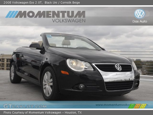 2008 Volkswagen Eos 2.0T in Black Uni