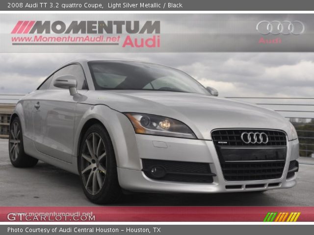 2008 Audi TT 3.2 quattro Coupe in Light Silver Metallic