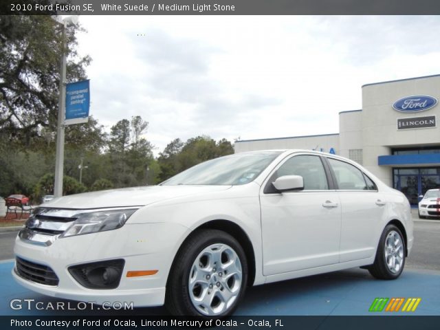 2010 Ford Fusion SE in White Suede