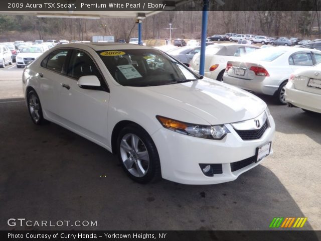 2009 Acura TSX Sedan in Premium White Pearl