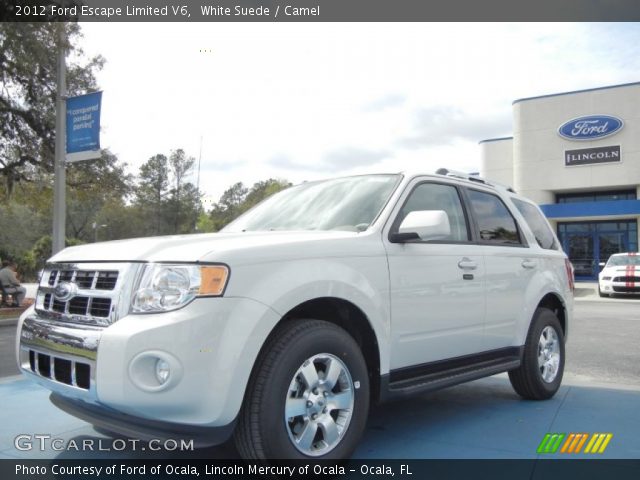 2012 Ford Escape Limited V6 in White Suede