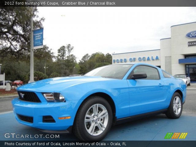 2012 Ford Mustang V6 Coupe in Grabber Blue