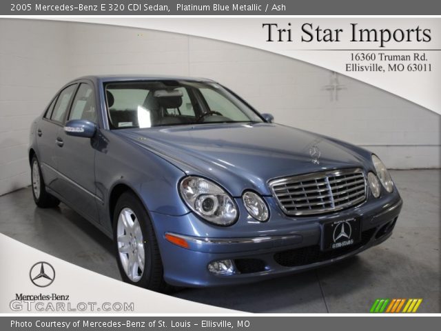 2005 Mercedes-Benz E 320 CDI Sedan in Platinum Blue Metallic