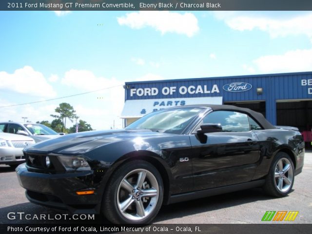 2011 Ford Mustang GT Premium Convertible in Ebony Black