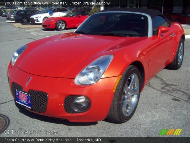 2008 Pontiac Solstice GXP Roadster in Brazen Orange