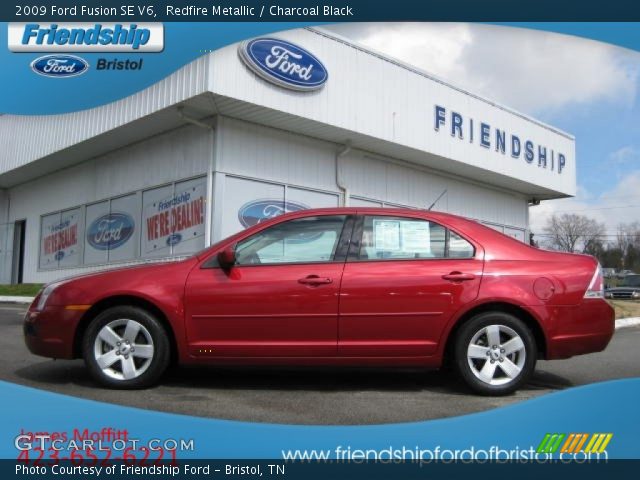 2009 Ford Fusion SE V6 in Redfire Metallic