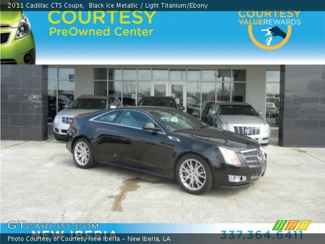 2011 Cadillac CTS Coupe in Black Ice Metallic