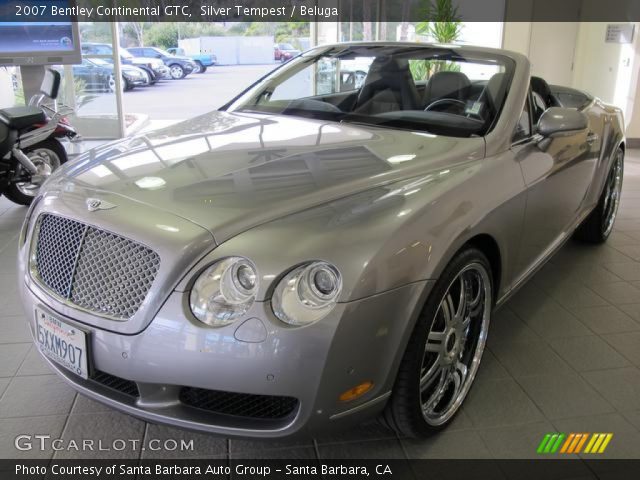 2007 Bentley Continental GTC  in Silver Tempest