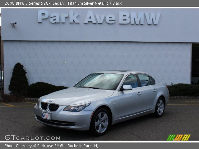 2008 BMW 5 Series 528xi Sedan in Titanium Silver Metallic