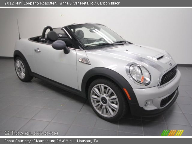 2012 Mini Cooper S Roadster in White Silver Metallic