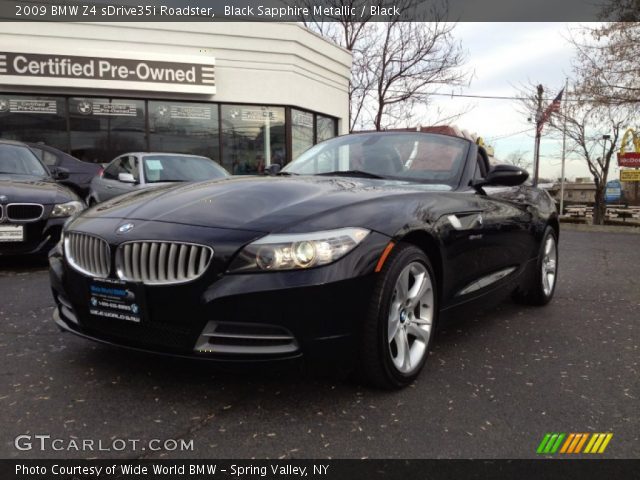 2009 BMW Z4 sDrive35i Roadster in Black Sapphire Metallic