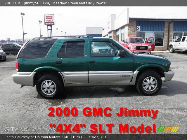 2000 GMC Jimmy SLT 4x4 in Meadow Green Metallic