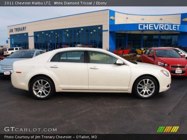 2011 Chevrolet Malibu LTZ in White Diamond Tricoat