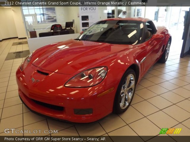 2012 Chevrolet Corvette Grand Sport Coupe in Inferno Orange Metallic