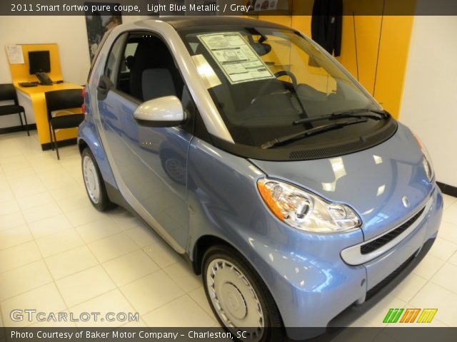 2011 Smart fortwo pure coupe in Light Blue Metallic