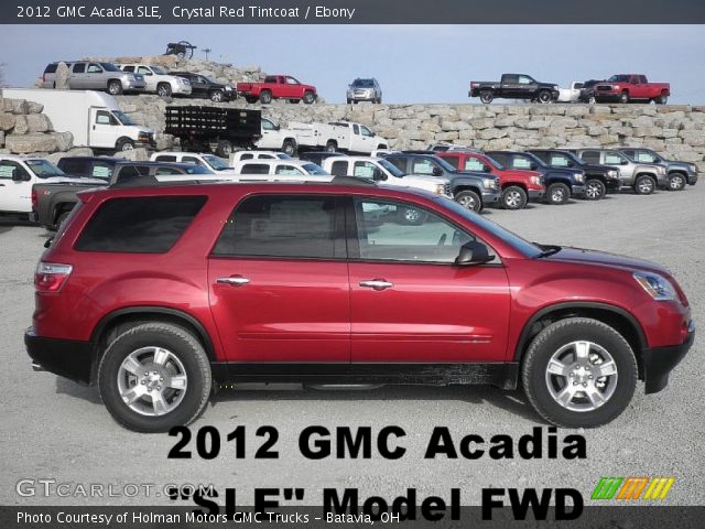 2012 GMC Acadia SLE in Crystal Red Tintcoat