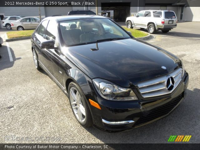 2012 Mercedes-Benz C 250 Sport in Black