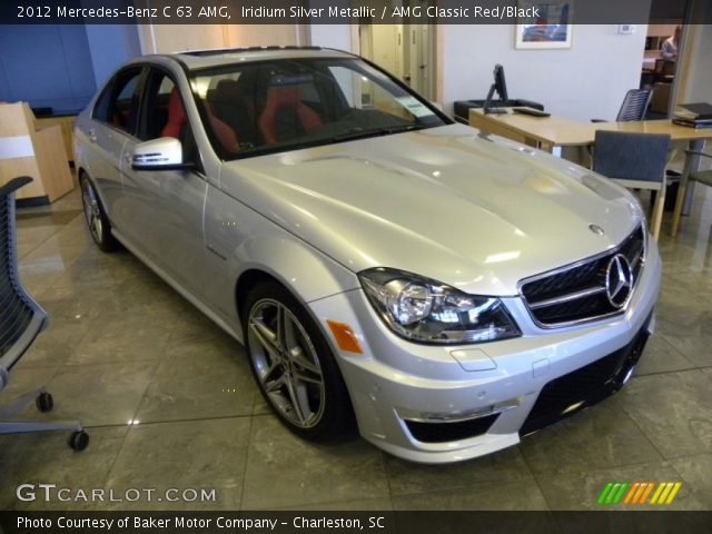 2012 Mercedes-Benz C 63 AMG in Iridium Silver Metallic