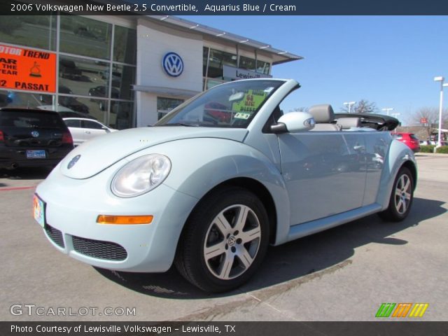2006 Volkswagen New Beetle 2.5 Convertible in Aquarius Blue