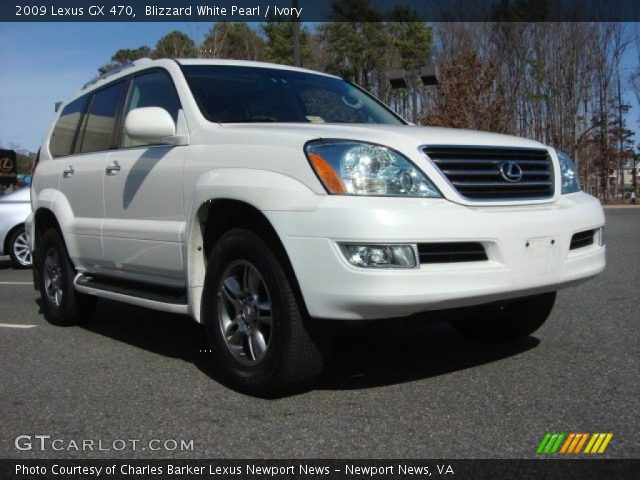 2009 Lexus GX 470 in Blizzard White Pearl