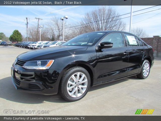 2012 Volkswagen Jetta SE Sedan in Black