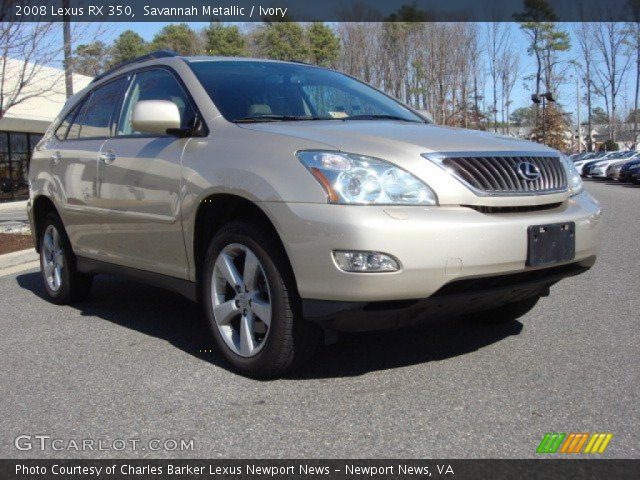 2008 Lexus RX 350 in Savannah Metallic