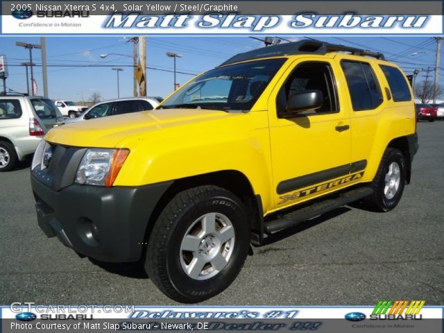 2005 Nissan xterra yellow #6