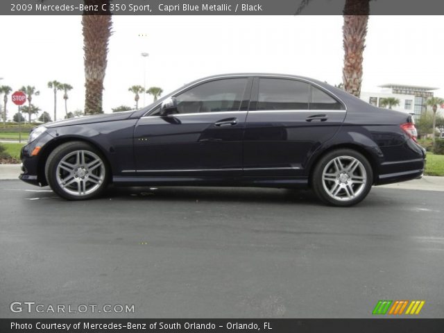 2009 Mercedes-Benz C 350 Sport in Capri Blue Metallic
