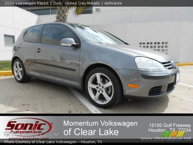 2009 Volkswagen Rabbit 2 Door in United Grey Metallic