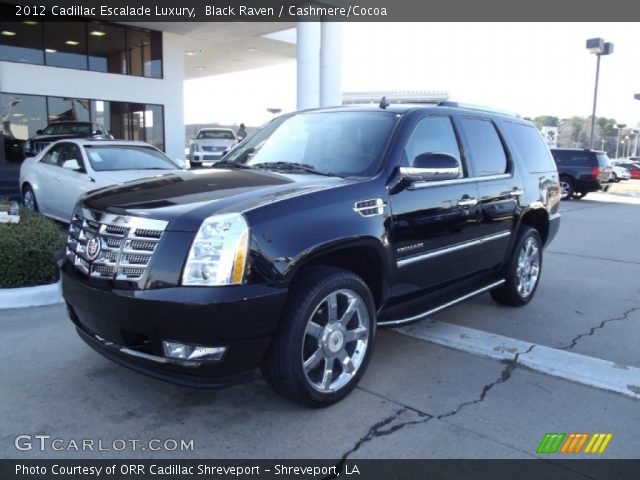 2012 Cadillac Escalade Luxury in Black Raven