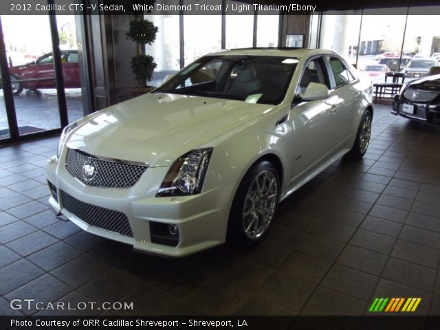 2012 Cadillac CTS -V Sedan in White Diamond Tricoat