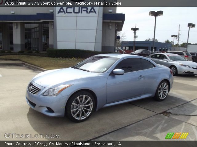 2009 Infiniti G 37 S Sport Convertible in Pacific Sky Metallic