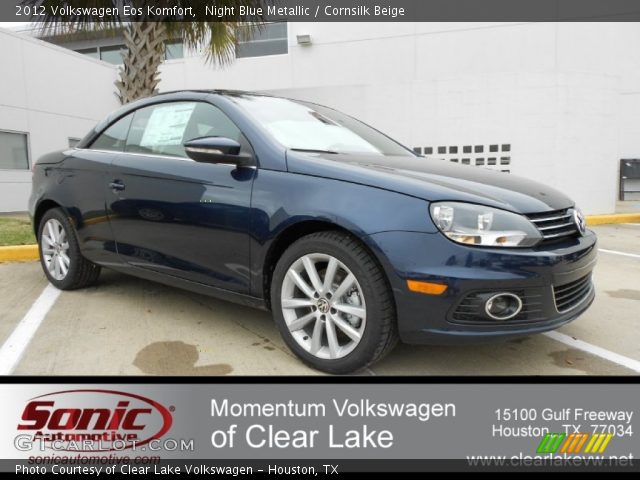 2012 Volkswagen Eos Komfort in Night Blue Metallic
