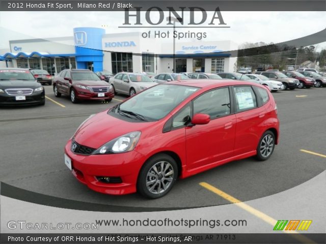 2012 Honda Fit Sport in Milano Red