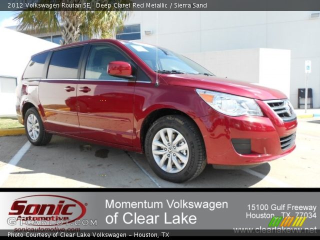 2012 Volkswagen Routan SE in Deep Claret Red Metallic