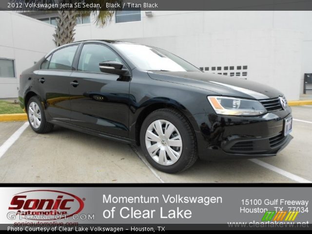 2012 Volkswagen Jetta SE Sedan in Black