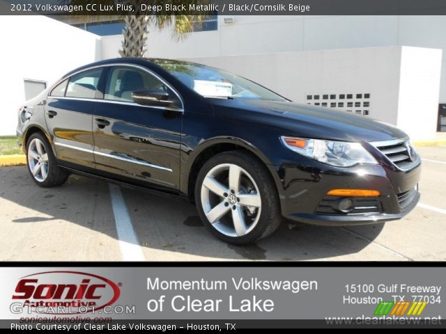 2012 Volkswagen CC Lux Plus in Deep Black Metallic