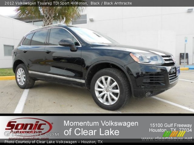 2012 Volkswagen Touareg TDI Sport 4XMotion in Black